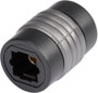 Digitális optikai audio közösítő adapter, 1x Toslink aljzat - 1x Toslink aljzat, fekete, Hicon bélyegkép