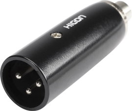 XLR adapter XLR dugó - RCA alj HiconHI-X3CI-MF, 1 db