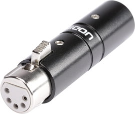 XLR adapter XLR dugó - XLR alj HiconHI-X3X5-MF, 1 db
