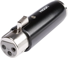 XLR adapter XLR alj - Mini XLR dugó HiconHI-X3MX3-FM, 1 db