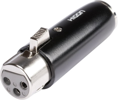XLR adapter XLR alj - Mini XLR dugó HiconHI-X3MX3-FM, 1 db