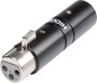 XLR adapter XLR dugó - XLR alj HiconHI-X3X3-FM, 1 db bélyegkép