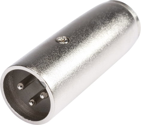 XLR adapter XLR dugó - Mini XLR dugó HiconHI-X3MX3-MM, 1 db