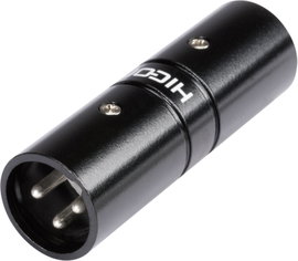 XLR adapter XLR dugó - XLR dugó HiconHI-X3X3-MM, 1 db