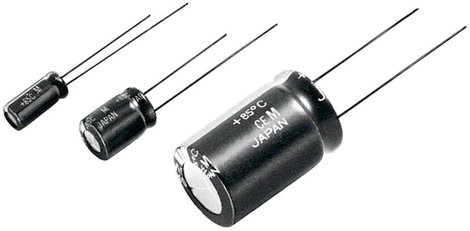 Elektrolit kondenzátor, radiális, álló, RM 3,5 mm 47 µF 100 V 20 % Ø 8 x 11,5 mm Panasonic ECA2AM470