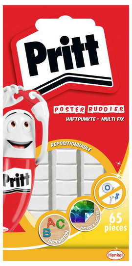 Ragasztópontok, Pritt ON + OFF MULTI-FIX PGP55 10 x 10 mm, tartalom: 1 szett
