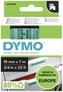 Dymo feliratozó szalagok, D1, 45809, fekete/zöld, 19x7, S0720890 bélyegkép