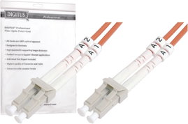 Üvegszál LWL csatlakozókábel 1x - 1x 50/125µ 2m Multimode OM3 Digitus DK-2533-02/3