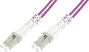 Üvegszál LWL csatlakozókábel 1x dugó - 1x dugó 50/125µ 5 m Multimode OM4 Digitus bélyegkép