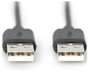 USB kábel 1x USB 2.0 dugó A - 1x USB 2.0 dugó A 1,8 m fekete Digitus 648034 2. bélyegkép