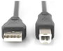 USB kábel 1x USB 2.0 dugó A - 1x 0.50 m Fekete Digitus 2. bélyegkép