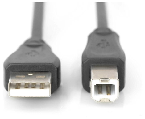 USB kábel 1x USB 2.0 dugó A - 1x 0.50 m Fekete Digitus 2. kép