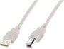 USB kábel 1x USB 2.0 dugó A - 1x 1.80 m Bézs Digitus bélyegkép