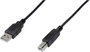 USB kábel 1x USB 2.0 dugó A - 1x 5 m Fekete Digitus bélyegkép