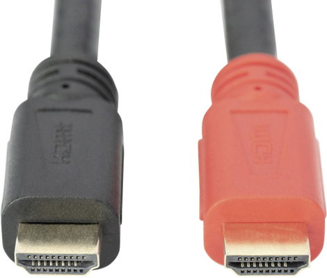 HDMI kábel, jelerősítővel [1x HDMI dugó 1x HDMI dugó] 10m fekete Digitus AK-330105-100-S 3. kép