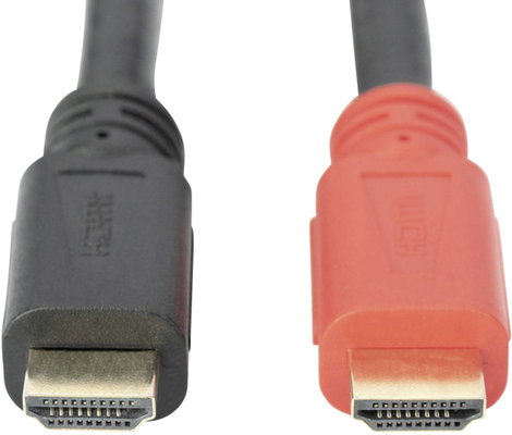 HDMI TV, Monitor csatlakozókábel 30 m Fekete Digitus AK-330105-300-S 3. kép