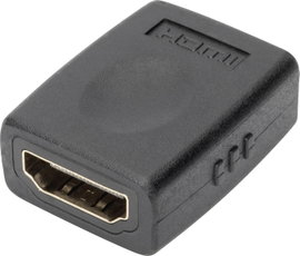 HDMI közösítő adapter, 1x HDMI aljzat - 1x HDMI aljzat, fekete, Digitus