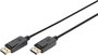 DisplayPort kábel, DisplayPort dugó - dugó, 2 m, fekete, Digitus AK-340103-020-S bélyegkép