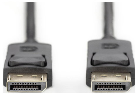DisplayPort kábel, DisplayPort dugó - dugó, 2 m, fekete, Digitus AK-340103-020-S 2. kép
