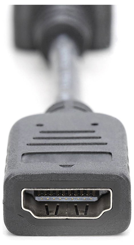 DisplayPort - HDMI átalakító adapter, 1x DisplayPort dugó - 1x HDMI aljzat, fekete, Digitus 3. kép