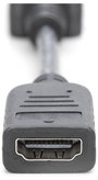DisplayPort - HDMI átalakító adapter, 1x DisplayPort dugó - 1x HDMI aljzat, fekete, Digitus 3. bélyegkép