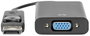 DisplayPort - VGA átalakító adapter, 1x DisplayPort dugó - 1x VGA aljzat, fekete, Digitus 2. bélyegkép
