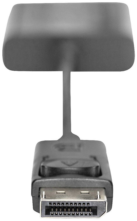 DisplayPort - VGA átalakító adapter, 1x DisplayPort dugó - 1x VGA aljzat, fekete, Digitus 3. kép