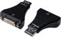 DisplayPort - DVI átalakító adapter, 1x DisplayPort dugó - 1x DVI aljzat 24+5 pól., fekete, Digitus bélyegkép