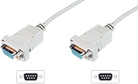 csatlakozókábel, D-SUB 9 pol/D-SUB 9 pol, Digitus AK-610100-030-E