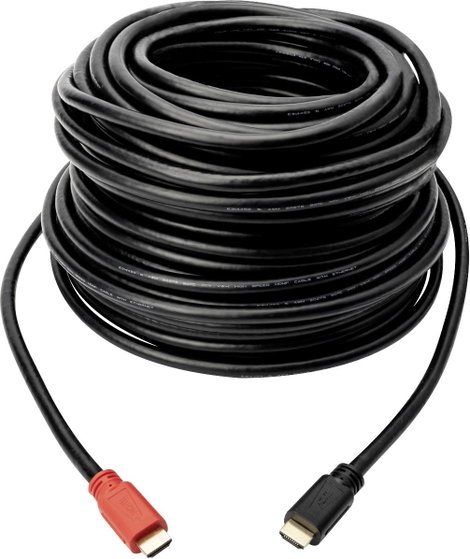 HDMI kábel, jelerősítővel [1x HDMI dugó 1x HDMI dugó] 10m fekete Digitus AK-330118-100-S 2. kép