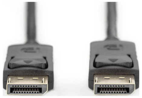 DisplayPort kábel, DisplayPort dugó - dugó, 2 m, fekete, Digitus AK-340100-020-S 2. kép