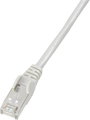RJ45 Hálózat csatlakozókábel CAT 5e F/UTP 1x RJ45 dugó - 1x RJ45 dugó 3 m Szürke UL minősített bélyegkép
