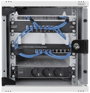 10-os rack szekrény, hálózati szerverszekrény, zárható üvegajtóval, 6 ME, Digitus DN-10-05U-1 5 HE 2. bélyegkép