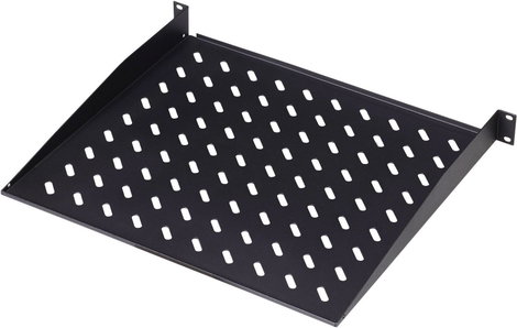 Fekete Digutus polc az összes Digitus 48,3 cm (19" ) sorozatú szekrényhez DN-19 TRAY-1-SW