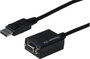 DisplayPort - VGA átalakító adapter, 1x DisplayPort dugó - 1x VGA aljzat, fekete, Digitus bélyegkép