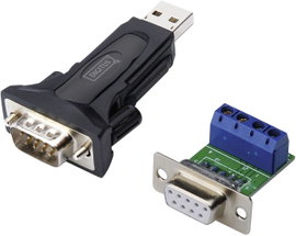 USB 2.0 adapter 1x RS485 dugó - 1x USB 2.0 dugó A Fehér Digitus