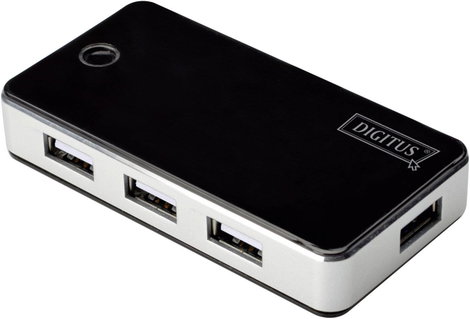 USB 2.0 hub, 7 portos, Digitus