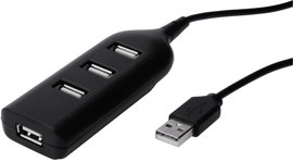 USB 2.0 hub, 4 portos, Digitus AB-50001-1