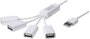 Digitus DA-70216 4 port USB 2.0 hub Fehér bélyegkép
