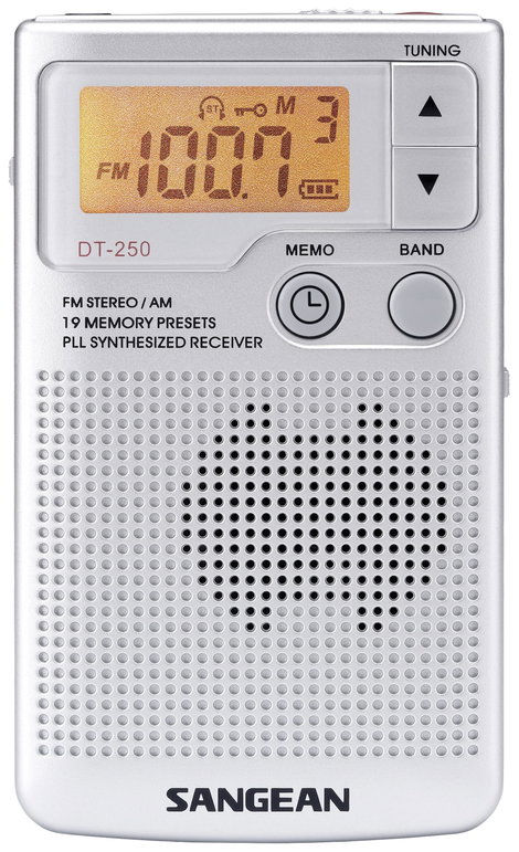 Sangean DT-250 digitális, szintézeres zsebrádió 2. kép