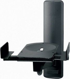 Fali hangfal tartó, dönthető és mozgatható, fekete, 1 pár, B-Tech BT77