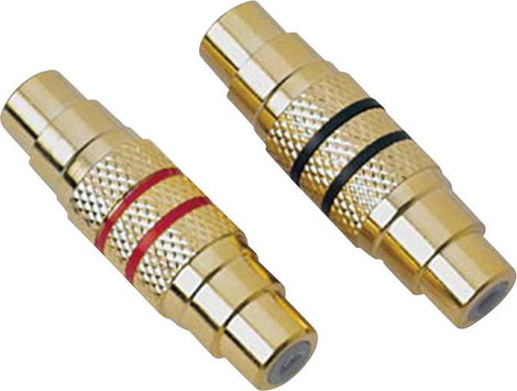 RCA csatlakozó 2 x RCA alj
