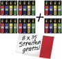 Post-it készlet 43,2 x 11,9 mm, piros, kék, sárga, zöld, FT600002966 3M 1 csomag bélyegkép