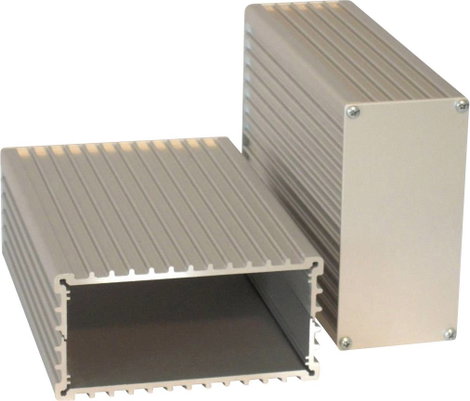 Proma Euro alumínium hűtőborda profilos ház 130040, hátsó lap: 1,5 mm, 165 x 110 x 55 mm
