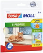 E profilú ablak szigetelő gumi, fehér, 6 m x 9 mm, tesamoll 05463-00120-00 TESA 1 tekercs bélyegkép