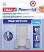 Vízálló fali borotva tartó, fém, Tesa Powerstrips 59709, 1 db bélyegkép