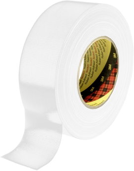 Szövetalapú ragasztószalag polietilén bevonattal, 50 m x 25 mm, fehér, 3M 389, tartalom: 1 tekercs