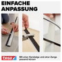 Ajtóseprű 1 m x 40 mm, barna, lakkozott alu, Tesa 05405-101 6. bélyegkép