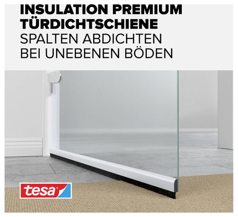 Ajtóseprű 1 m x 40 mm, lakkozott alu, Tesa 05405-102 3. kép