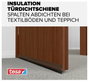 Ajtóseprű 1 m x 43 mm, barna, műanyag, Tesamoll Tesa 3. bélyegkép